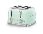 Smeg selection TSF03PGEU 50's Style Toster 4x4 Plastry - Pastelowy Zielony Błyszczący