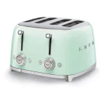 Smeg selection TSF03PGEU 50's Style Toster 4x4 Plastry - Pastelowy Zielony Błyszczący
