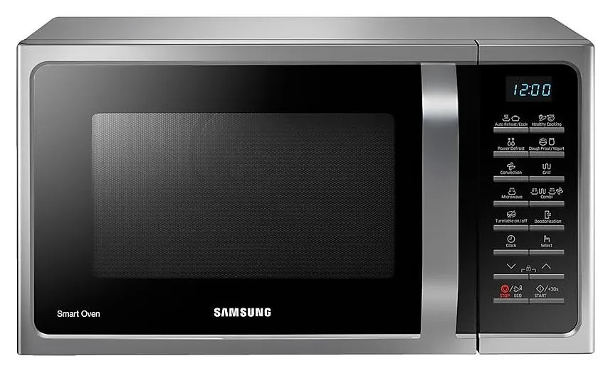 23EG.webp Samsung MC28H5015CS Łączona kuchenka mikrofalowa z grillem o pojemności 28 litrów - czarny / srebrny - obrazek 1