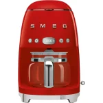 Smeg selection DCF02RDEU 50's Style Przelewowy ekspres do kawy - błyszczący czerwony