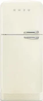 Smeg selection FAB50LCR5 50's Style Wolnostojąca lodówka z zamrażarką cm. 80 godz. 192 - lt. 524 - krem