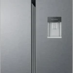 Haier HSR3918EWPG Lodówka obok siebie z zamrażarką - cm. 91 godz. 177 - lt. 521 - aluminium