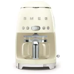 Smeg selection DCF02CREU 50's Style Ekspres do kawy z filtrem - błyszcząca śmietana