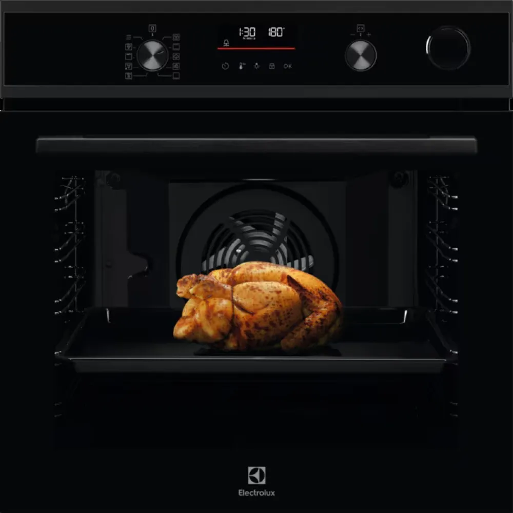 V56.webp Electrolux EOC6P56H SteamCrisp Serie 700 Pirolityczny piekarnik parowy cm. 60 - czarny - obrazek 1