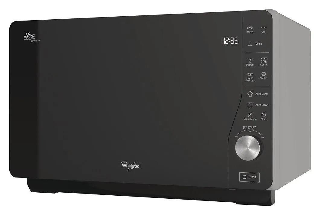 YU7.webp Whirlpool MWF427SL Wolnostojąca kuchenka mikrofalowa cm 49, wys 32 cm - srebrny - obrazek 1