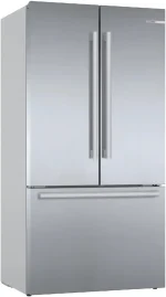 Bosch KFF96PIEP 8 Francuska lodówka na drzwi z zamrażarką - cm. 91 godzin. 183 - l. 573 - stal nierdzewna odporna na odciski palców